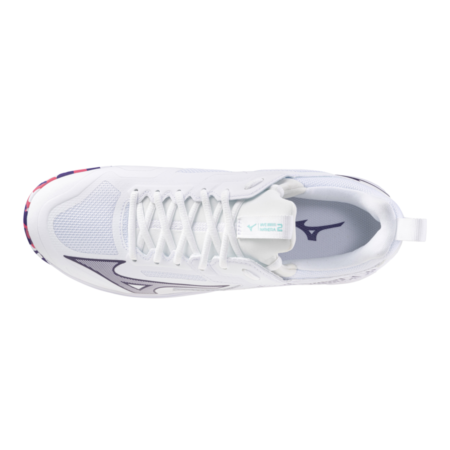 Mizuno WAVE PANTHERA 2 White/VioletIndigo/CamelliaRos